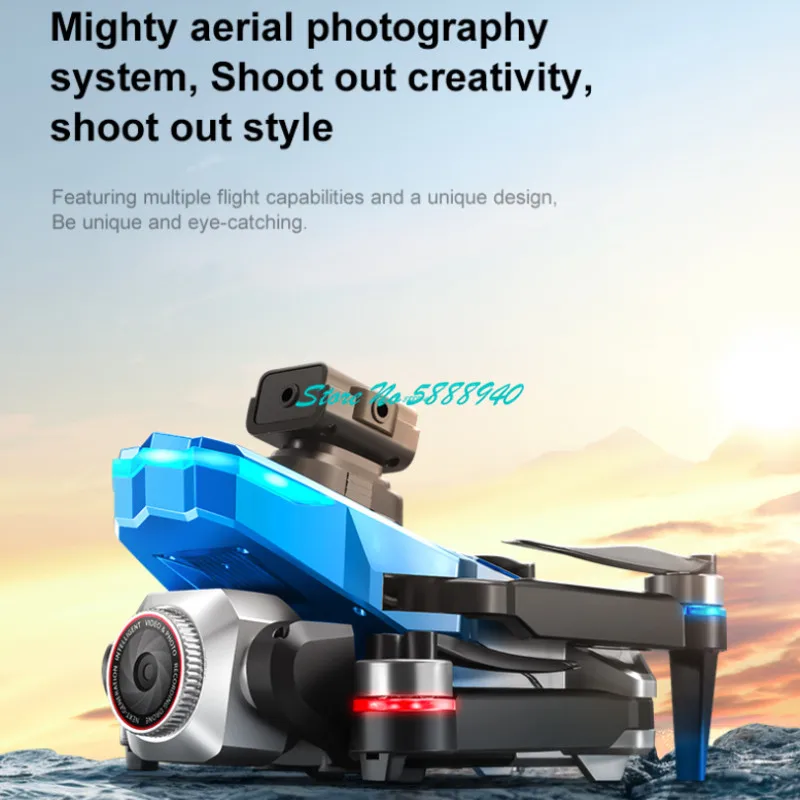 Drone Rc Folding - Drone FPV com tela, controle remoto,