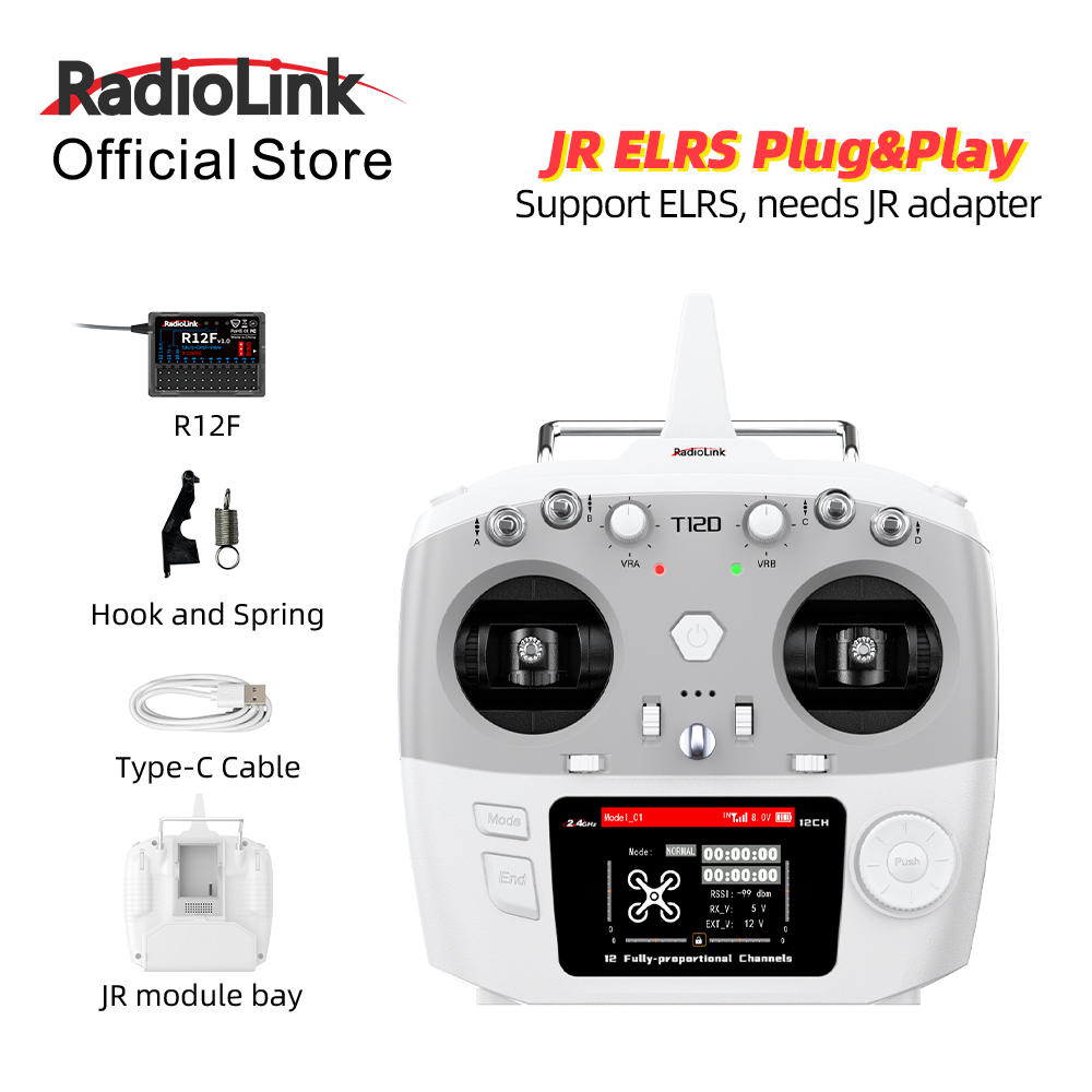 Drone Rc Car - Módulo RadioLink T12D JR 12CH 2.4GHz