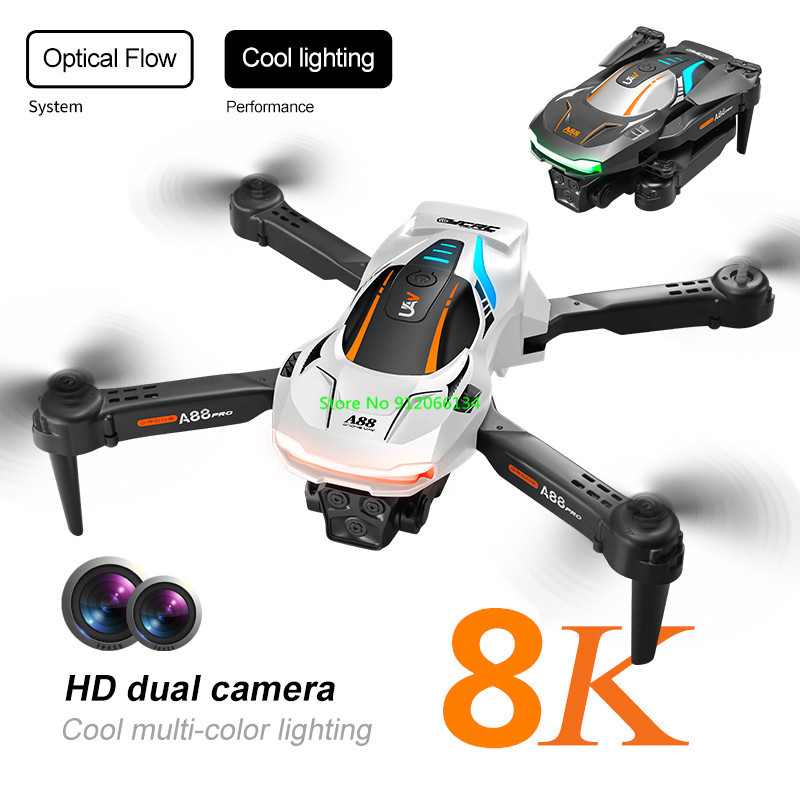 8k fotografia aérea fluxo ópti - Drone Rc Folding avaliação e preço