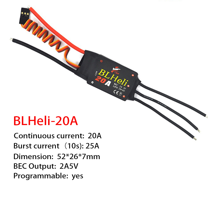 1-3 pces sem escova esc blheli - Drone Rc Airplane avaliação e preço
