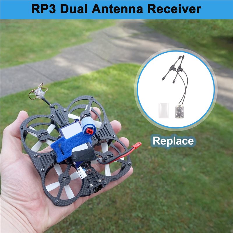 Receptor Nano BEDW-RP3 com Ant - Fpv Antenna Receiver avaliação e preço