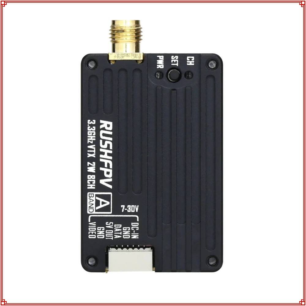Novo Transmissor RUSHFPV 3.3G  - Fpv Antenna Receiver avaliação e preço