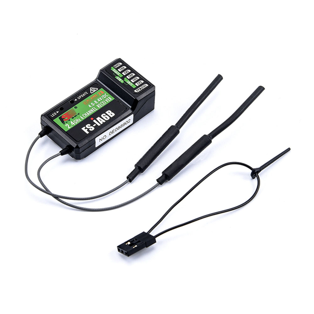 Flysky RC Receiver FS-IA6 IA6B - Drone Lipo Battery avaliação e preço