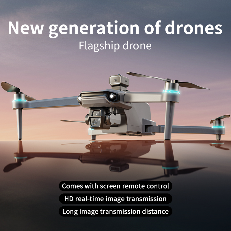 Drone gps 8k hd câmera aérea e - Drone Rc Folding avaliação e preço