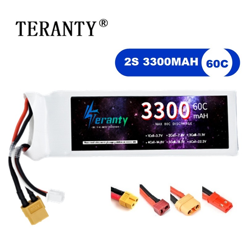 Bateria lipo 2s 7.4v 3300mah 6 - Drone Lipo Battery avaliação e preço