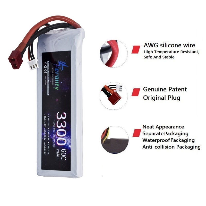 Bateria lipo 2s 7.4v 3300mah 6 - Drone Lipo Battery avaliação e preço
