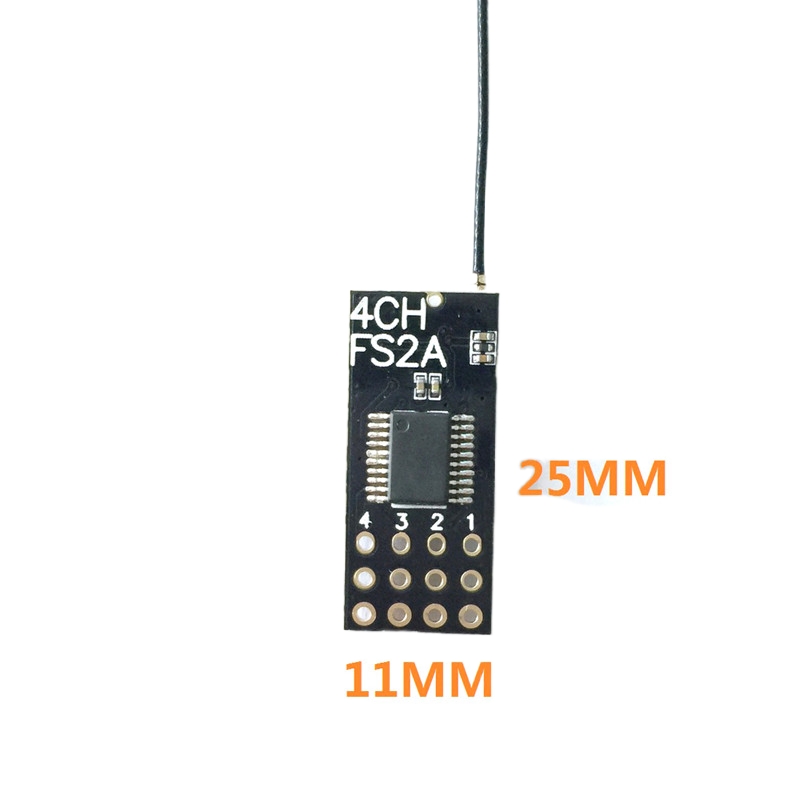 Receptor Mini Flysky FS2A 4CH  - Drone Lipo Battery avaliação e preço