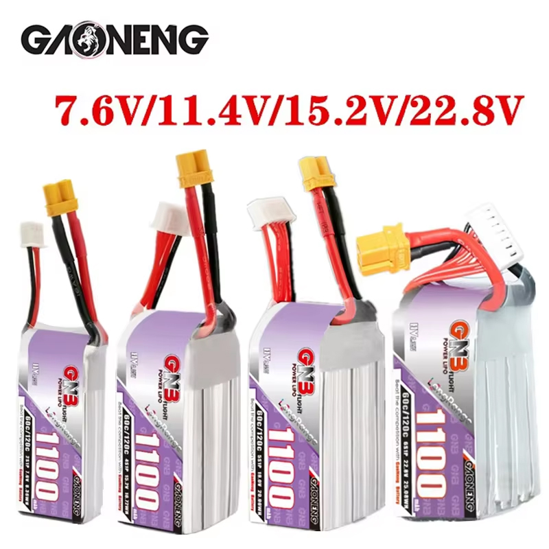Gbn 1100mah 2S 3S 4S 6S 60c/12 - Drone Lipo Battery avaliação e preço