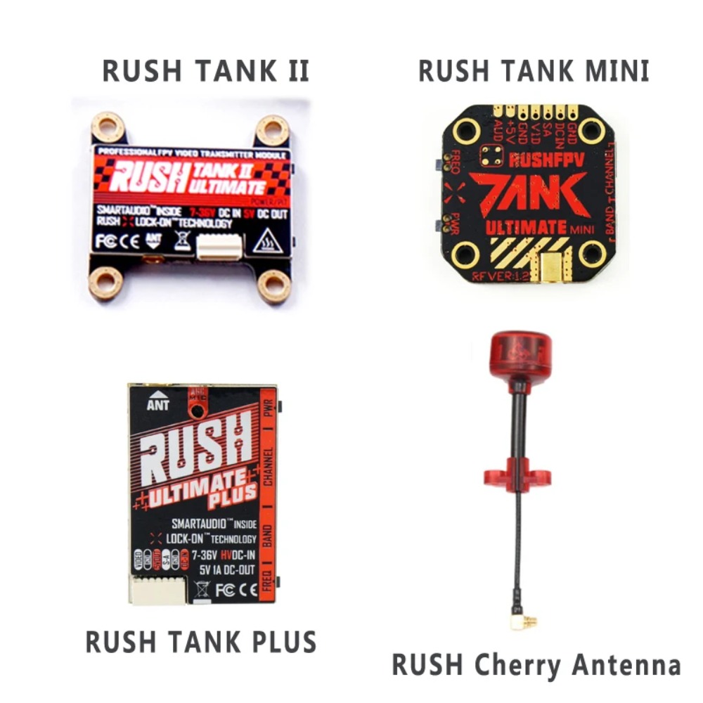 RUSH TANK Ultimate II/Mini/PLU - Fpv Antenna Receiver avaliação e preço