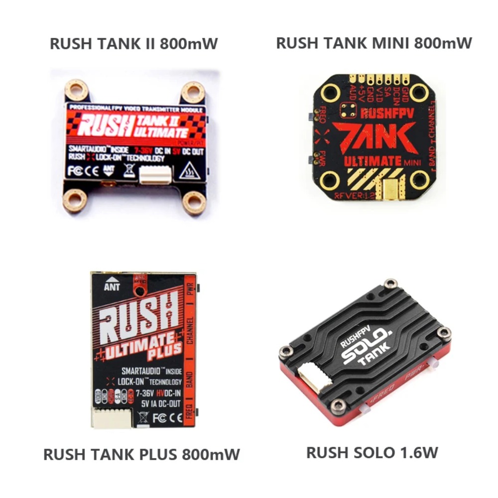 RUSH TANK Ultimate II/Mini/PLU - Fpv Antenna Receiver avaliação e preço