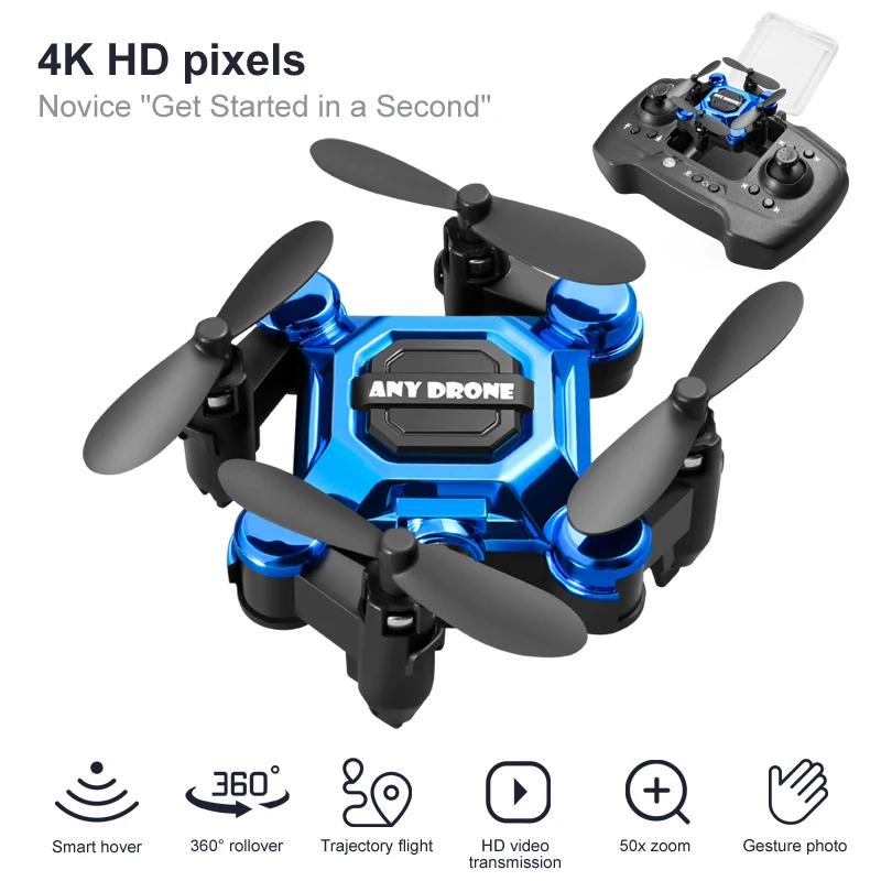 Câmera 4K HD RC Drone Dobrável - Drone Rc Folding avaliação e preço