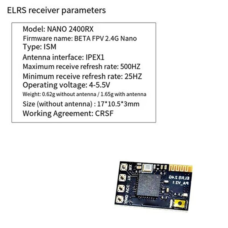 CYGJ-10PCS Receptor ELRS 2.4Gh - Fpv Antenna Receiver avaliação e preço