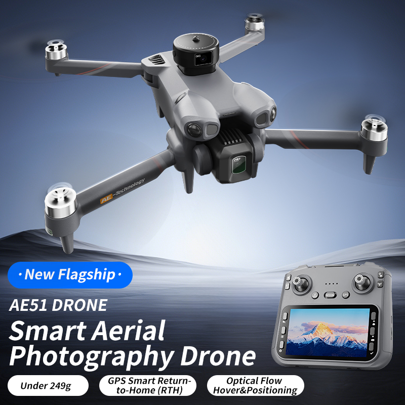 Drone AE51 GPS 8K Profissional - Drone Rc Folding avaliação e preço