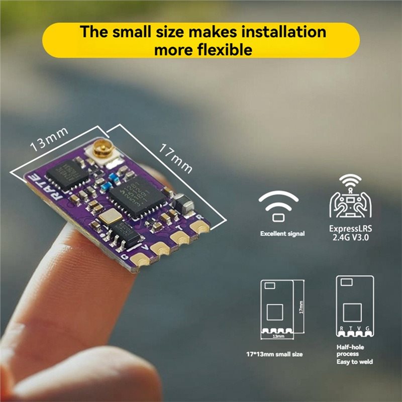 Receptor Nano ELRS 2.4G de Exc - Fpv Antenna Receiver avaliação e preço