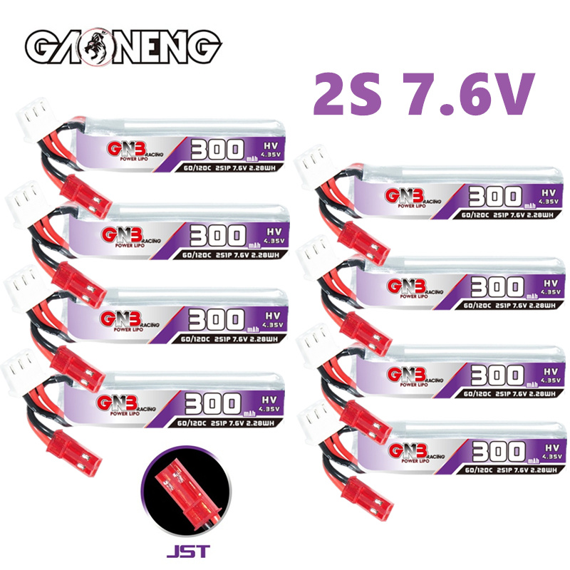GAONENG GNB 2S 7.6V 300mAh 60C - Drone Lipo Battery avaliação e preço